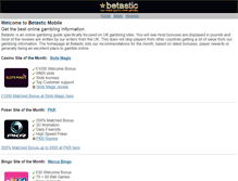Tablet Screenshot of betastic.co.uk